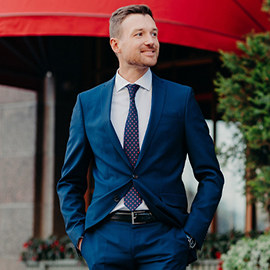 Cobalt Stride Suit