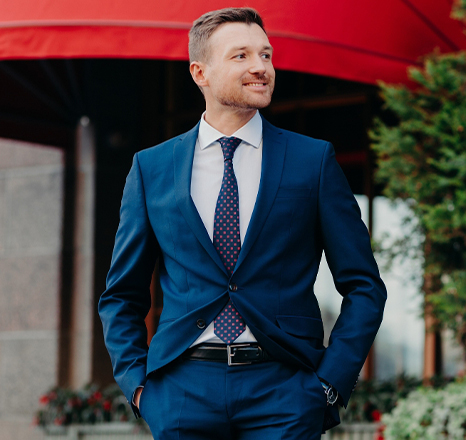 Cobalt Stride Suit