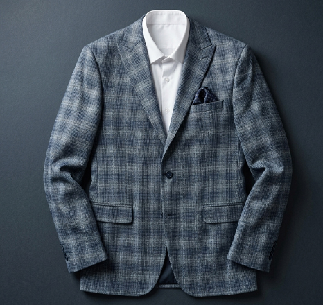 Slate Grid Blazer